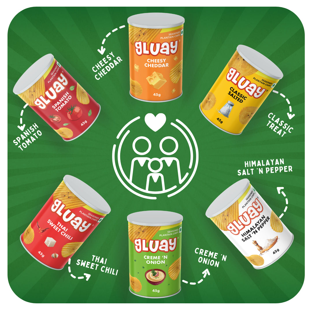 Gluay Family Favourites | 45g x 6 Can Pack