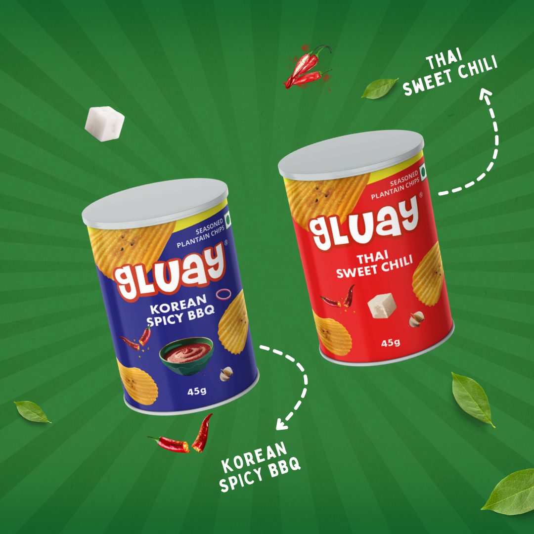 Gluay Fire & Flavour | 45g x 4 Can Pack