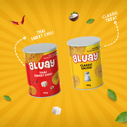 Gluay Tropical Heat Pack | 45g x 4 Can Pack