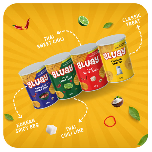 Gluay Tropical Heat Pack | 45g x 4 Can Pack